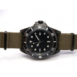 PARNIS PVD SEA DWELLER SUB NATO G10 20MM ZULU WATCH