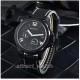 Parnis 44mm Black Dial Sapphire Glass Power Reserve Automatic Movement Men Mechanical Watch PVD Case