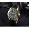 Parnis 41mm Green Dial Sapphire Crystal Miyota Automatic Men's Watch Luminous Marker 10 ATM Waterproof Rose Gold Case