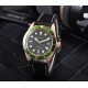 Parnis 41mm Green Dial Sapphire Crystal Miyota Automatic Men's Watch Luminous Marker 10 ATM Waterproof Rose Gold Case