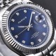 Parnis 39.5mm Blue Dial Miyota 8215 Movement Automatic Mechanical Men's Watches