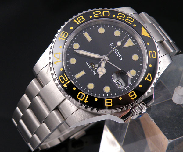 Parnis best sale gmt movement